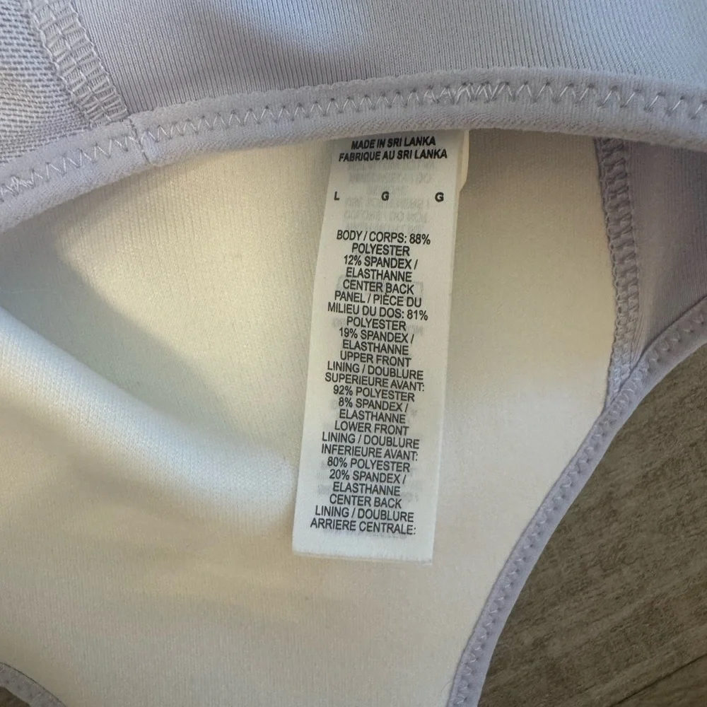 Nike Light Purple Sports Bra - Wicking Racerback